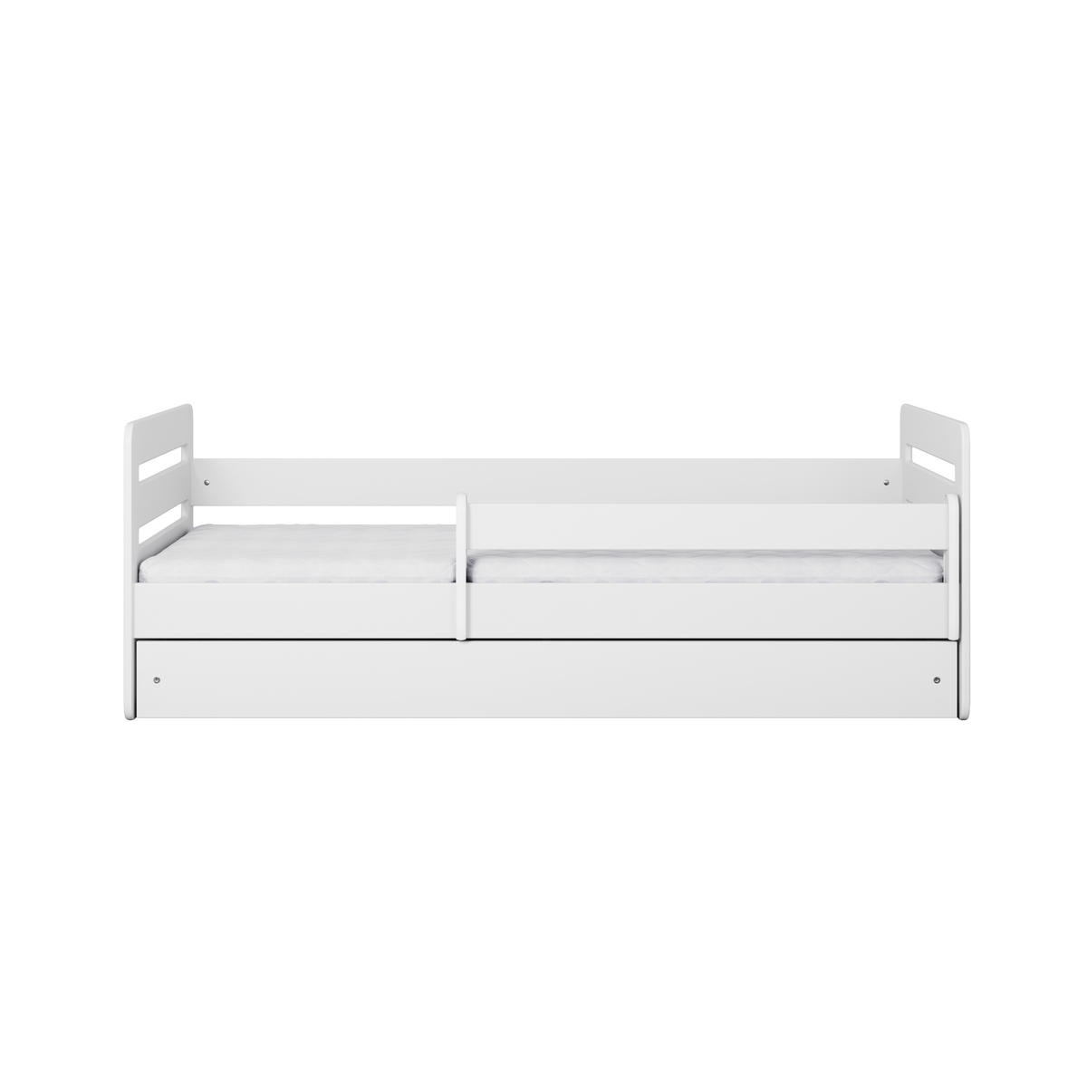 KINDERBETT Tomi mit Schublade ohne Matratze 90/65/144 - Weiß, Holzwerkstoff (80/140cm) - RAUMHIRSCH FURNITURE