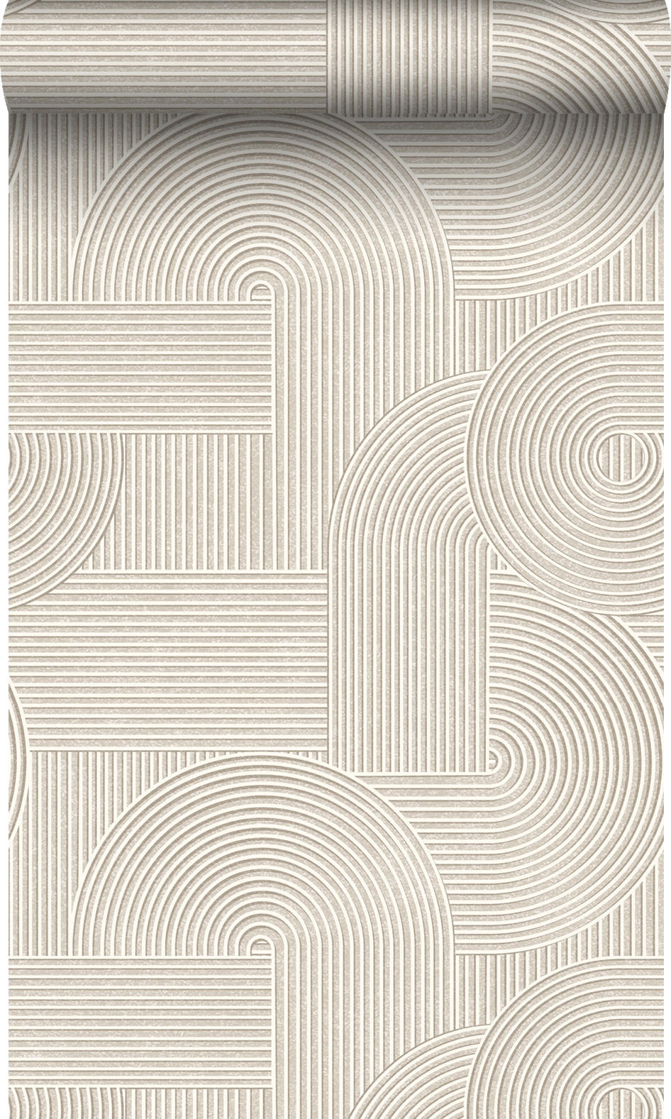 TAPETE 3D-Muster 53 cm x 10.05 m - Grau, Papier (53/1000cm) - Origin Wallcoverings