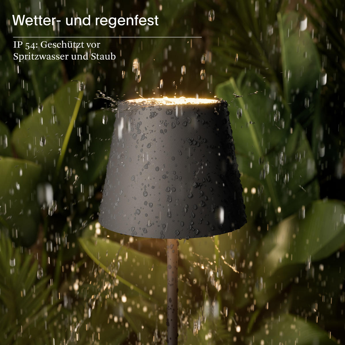 LED Akku-Tischlampe, Nuindie 3.0 6er-Set, graphitgrau - Grau, Metall (38/10/38cm) - Sigor
