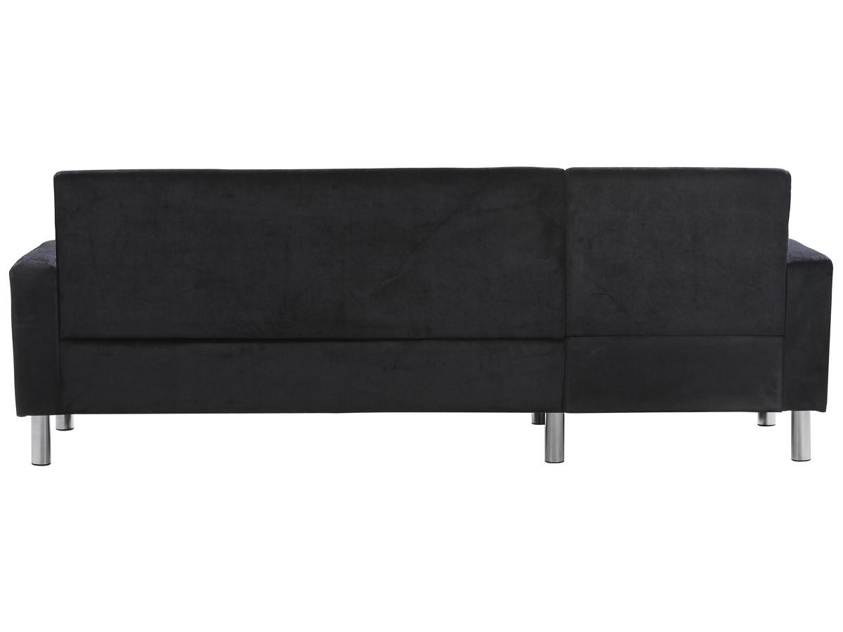 ECKSOFA Rio Anthrazit - Chromfarben/Anthrazit, Textil/Metall (209/73cm) - Habitat Garten