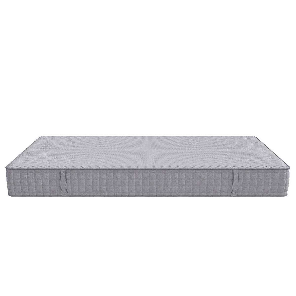 TASCHENFEDERKERNMATRATZE 7-Zonen Härtegrad H3, Ergonomisch, Weiß, 90/200/25 cm - Weiß, Metall (90/200cm) - Rolipo
