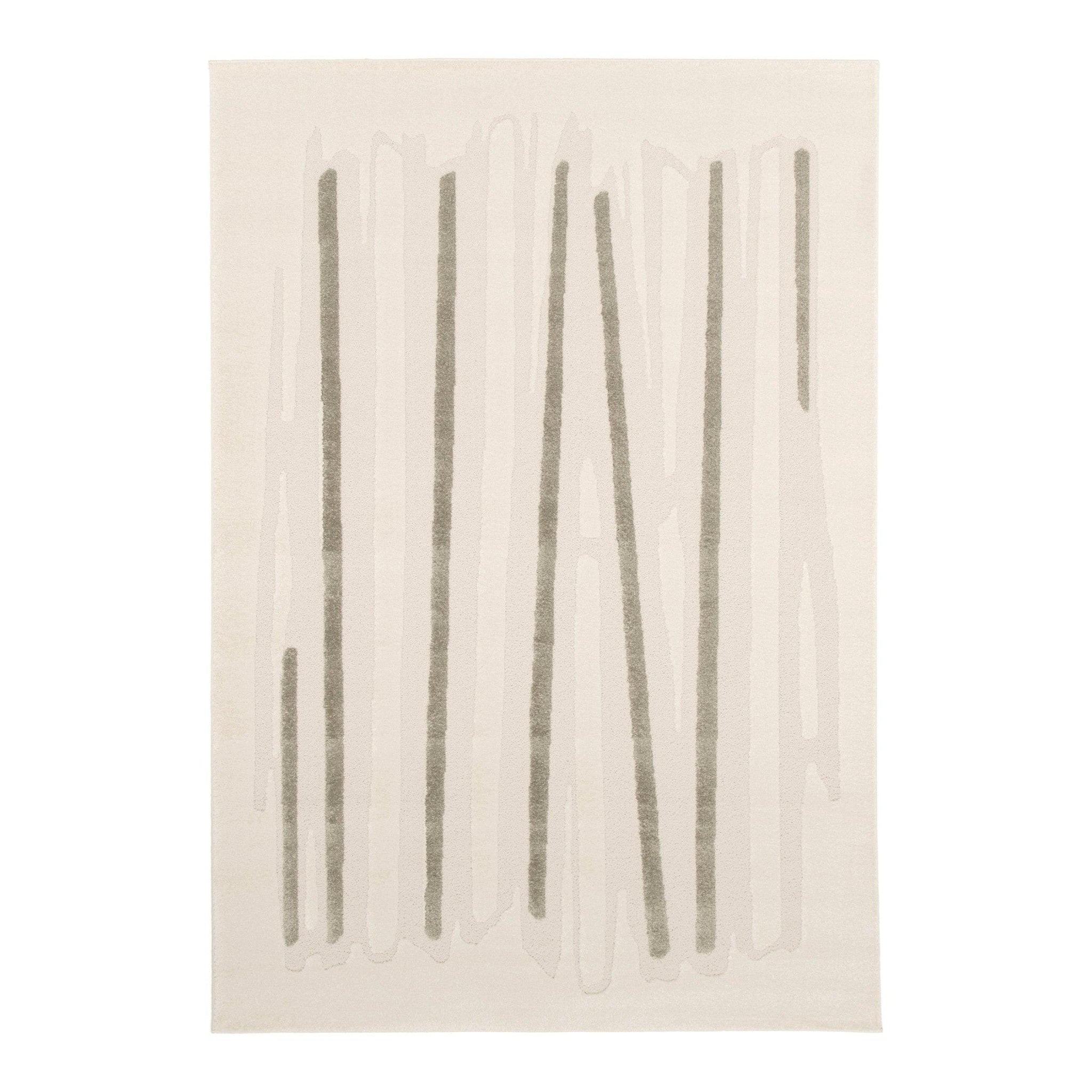 TEPPICH sehr weich mit Relief-Effekt beige - Beige, Textil (120/170cm) - AFK Living