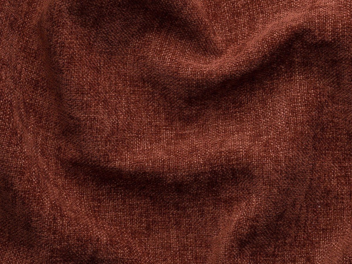 RECAMIERE ohne Schlaffunktion - 1 Person - stoff - terracotta Jutini - Terracotta, Textil (117/72/180cm) - Vente-Unique