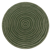 OUTDOORTEPPICH 160/160 cm Cotton 243 - Grün, Textil (160/160cm) - Paco Home