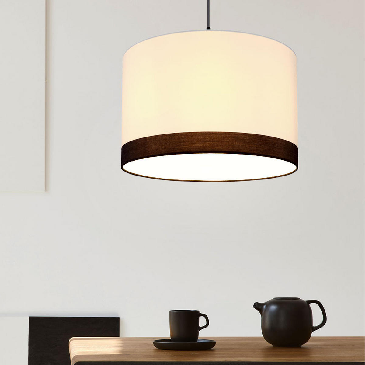 HÄNGELEUCHTE MAGGY Weiß Metall - Weiß, Metall (38/38/120cm) - Globo Lighting