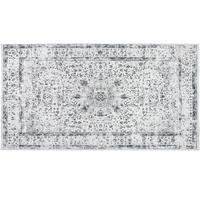 TEPPICH Vintage Design Aliya,rutschfeste Unterseite,grau - Grau, Kunststoff (80/150cm) - tectake