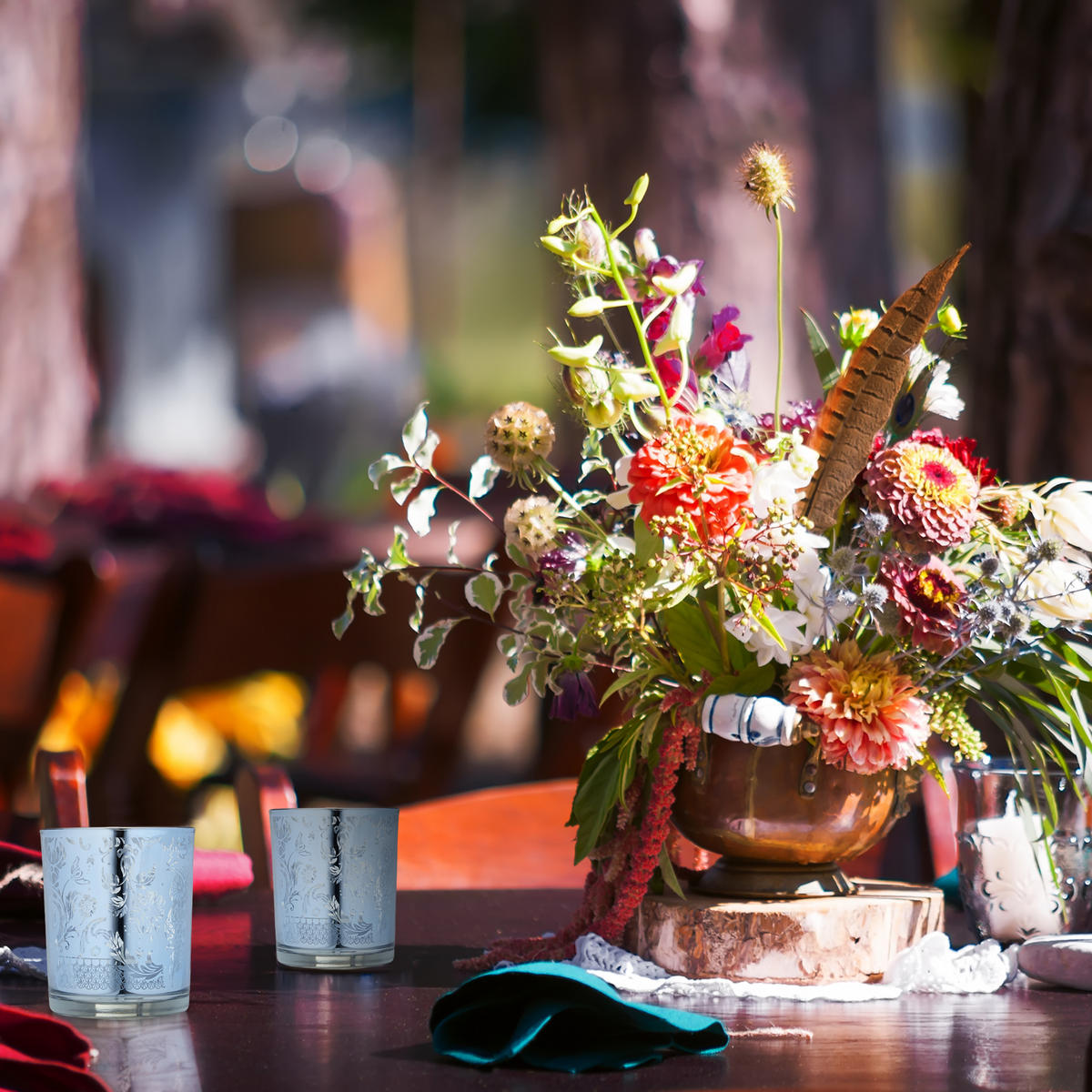 12xTEELICHTGLÄSER - Multicolor, Glas (8.5cm) - Relaxdays