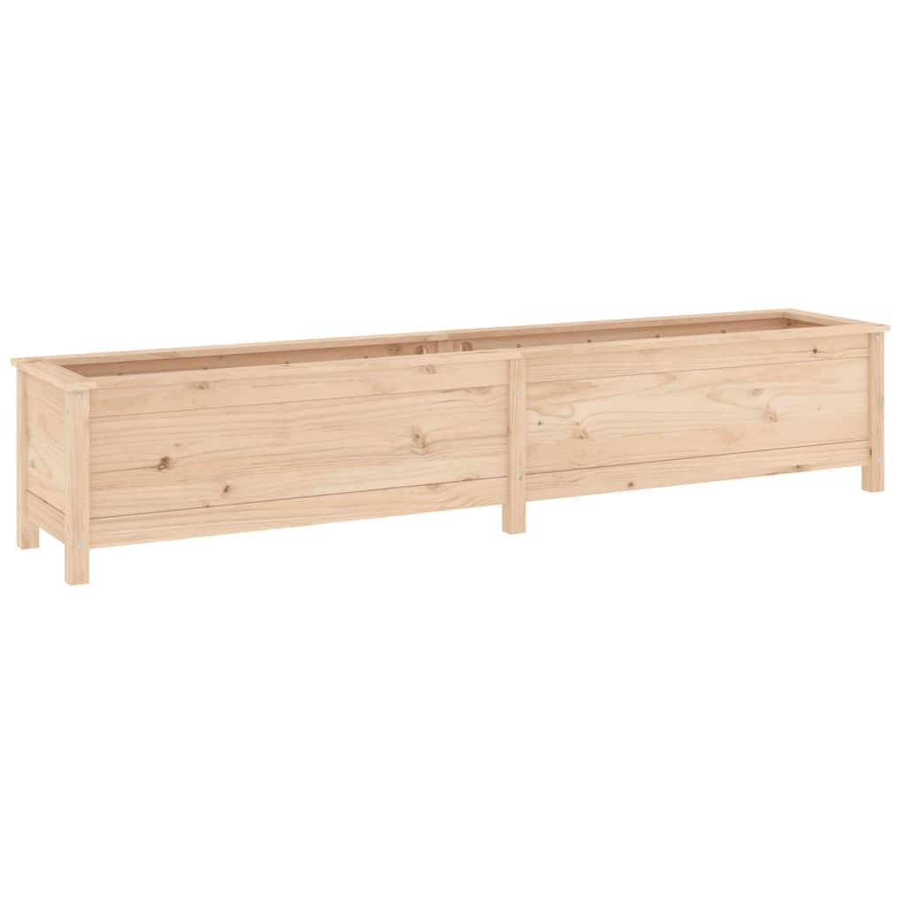 HOCHBEET 199,5x40x39 cm Massivholz Kiefer - Braun, Holz (40/39/199.5cm) - furnicato