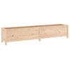 HOCHBEET 199,5x40x39 cm Massivholz Kiefer - Naturfarben, Holz (40/39/199.5cm) - furnicato