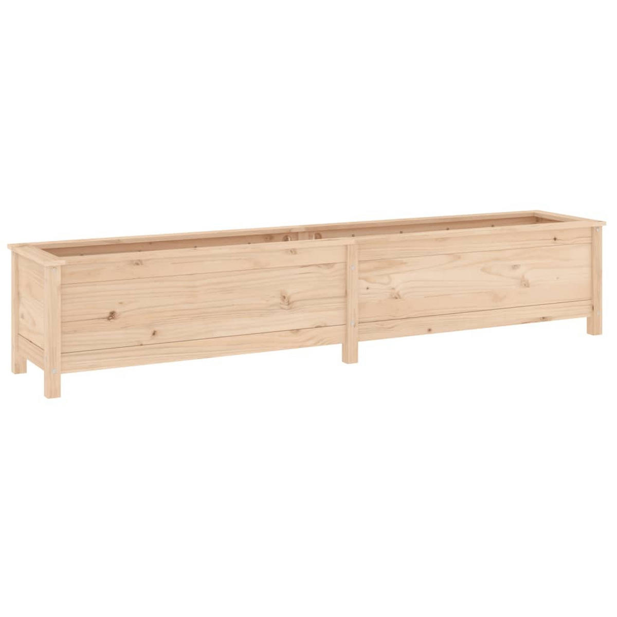 HOCHBEET 199,5x40x39 cm Massivholz Kiefer - Braun, Holz (40/39/199.5cm) - furnicato