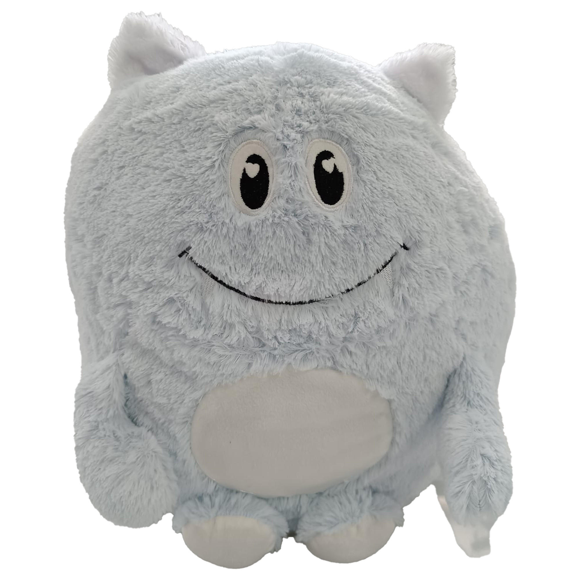 KUSCHELKISSEN Monster 45 cm Plüsch Kissen Bleu - Blau, Textil (40/45cm) - TiborTex