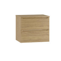 WASCHTISCHUNTERSCHRANK 60.6cm Viggo Holz - Braun, Holzwerkstoff (60.6/52.2/46.5cm) - Petits-meubles
