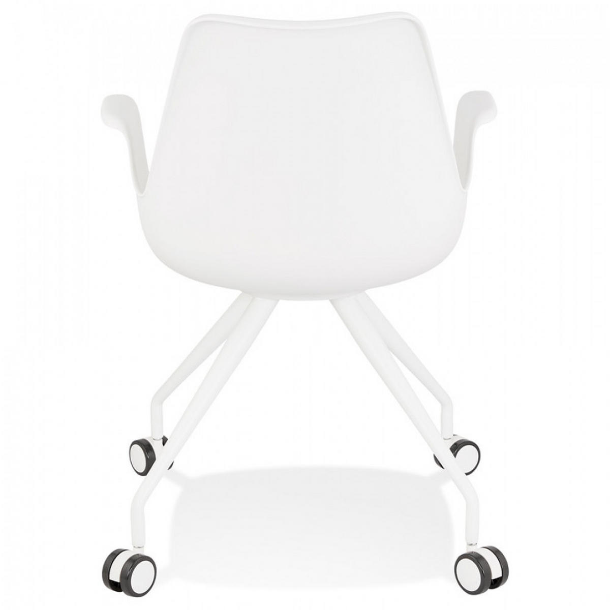 BÜROSTUHL Weiß 60x89x60cm - Weiß, Kunststoff/Metall (60/89/60cm) - AlterEgo