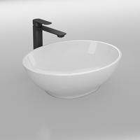 WASCHBECKEN mit pflegeleichter Oberfläche Weiß 41,5 / 33,5 / 13 cm - Weiß Hochglanz, Keramik (33.5/13/41.5cm) - EMKE