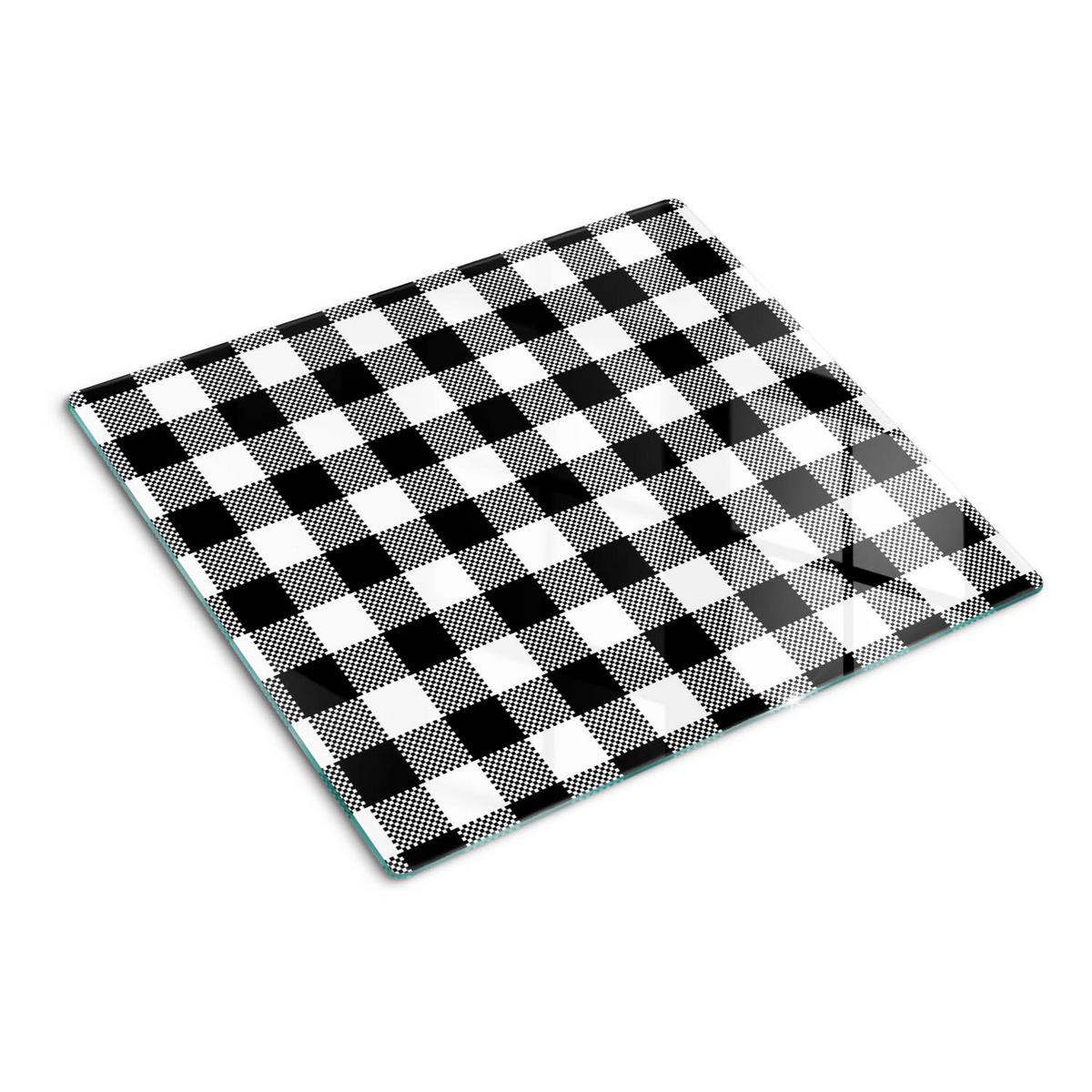 GLASPLATTE 60x52 cm Netto - Schwarz, Glas (60/0.4/52cm) - TULUP