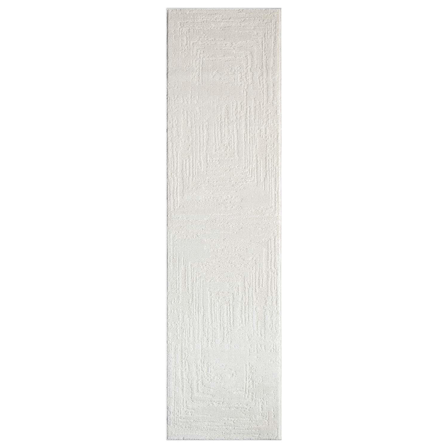 KURZFLOR-TEPPICH Flair 171 Creme 80x300 cm - Creme, Textil (80/300cm) - carpet city