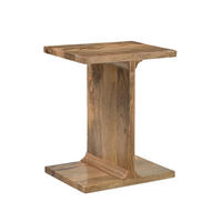 BEISTELLTISCH Ay Mangoholz Durchmesser 40 cm Natur - Naturfarben, Holz (40/40/60cm) - Villa Möbel