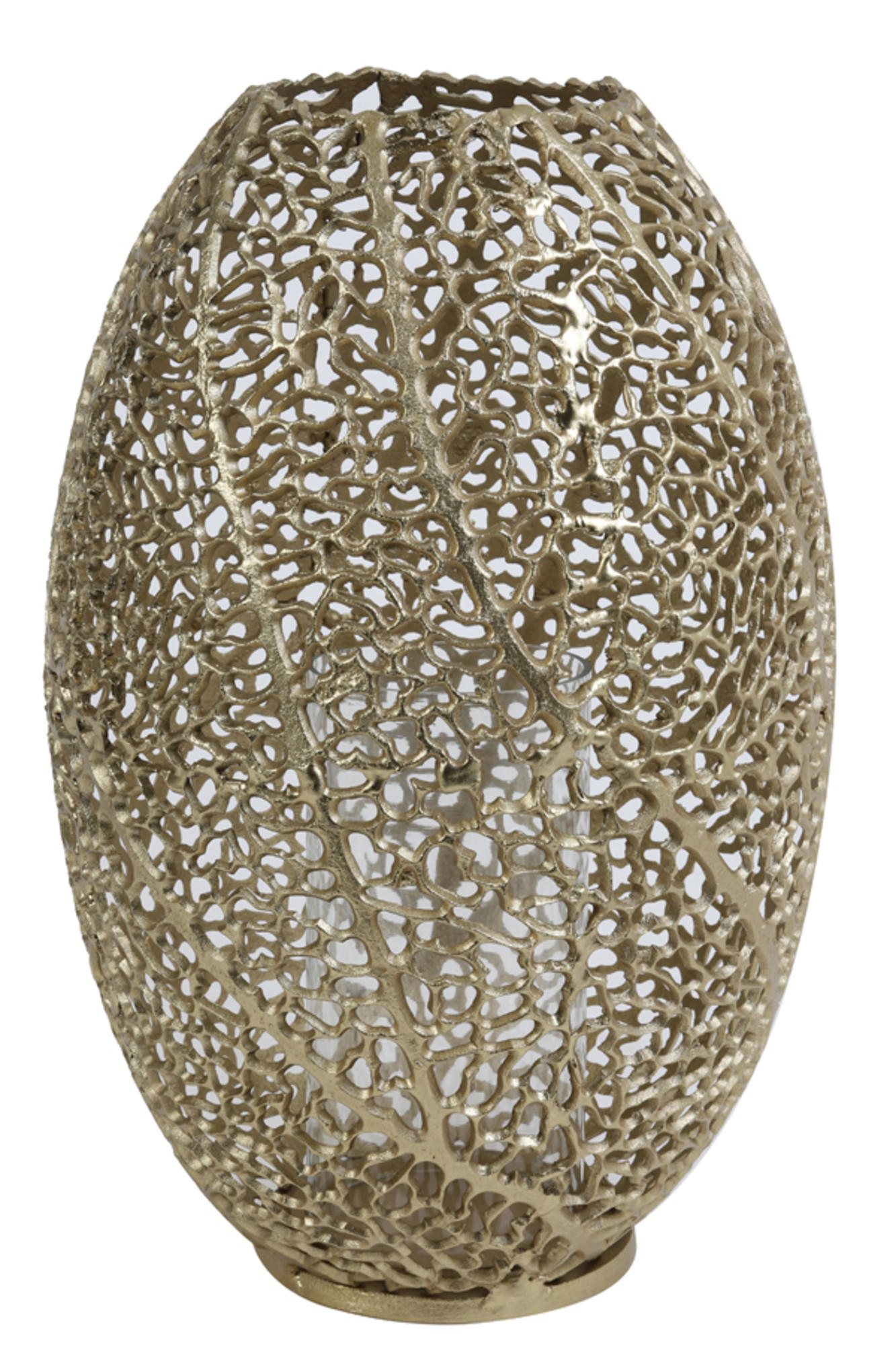 WINDLICHT Sinula Gold Ø33/51 cm - Goldfarben, Metall (33/51/33cm) - Light & Living