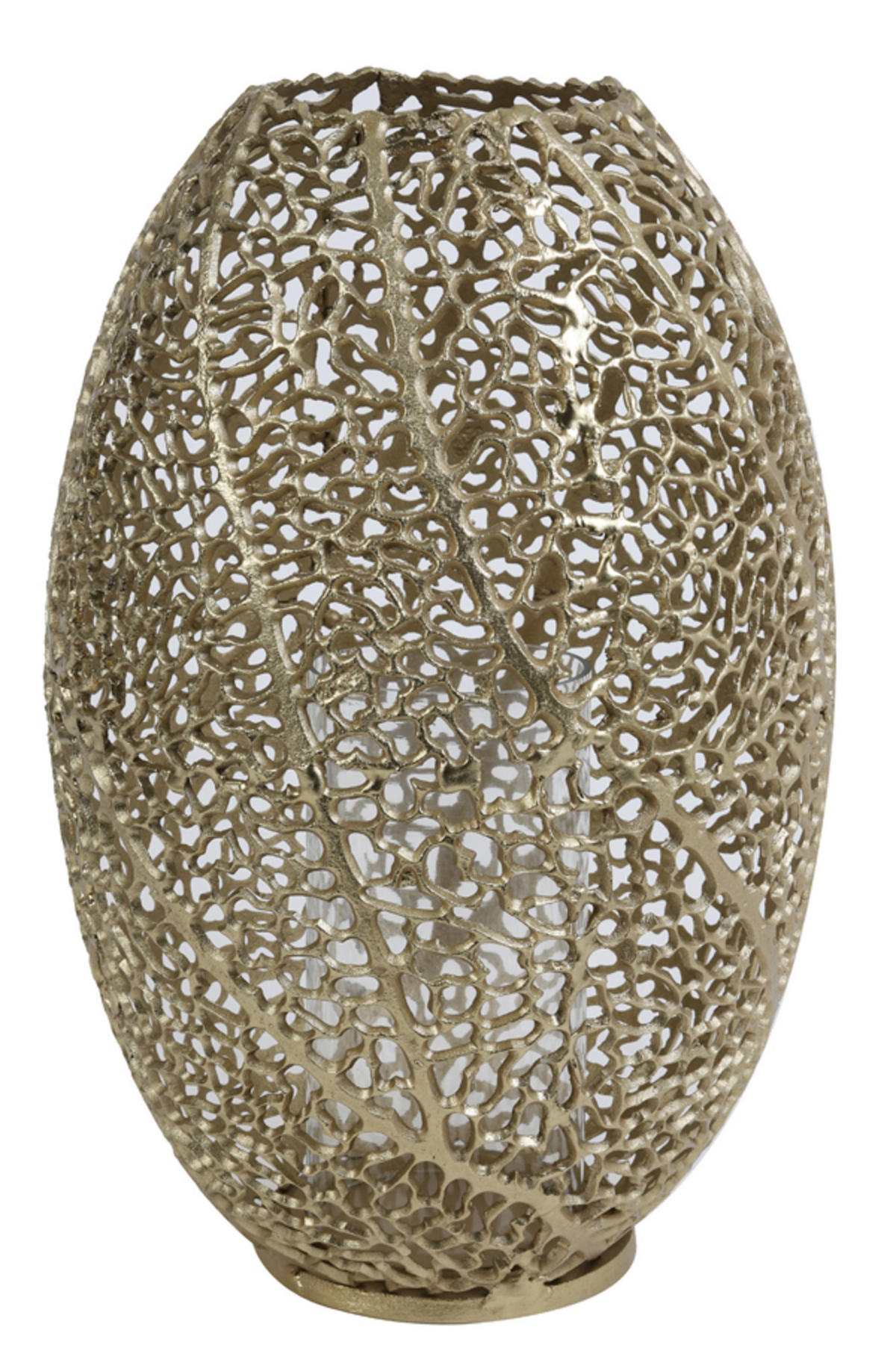 WINDLICHT Sinula Gold Ø33/51 cm - Goldfarben, Metall (33/51/33cm) - Light & Living