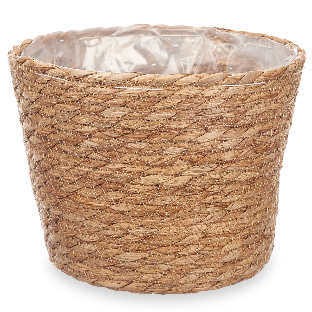 BLUMENTOPF Geflochten Rustic 3er-Set - Braun, Naturmaterialien (18/23cm) - Giftdecor