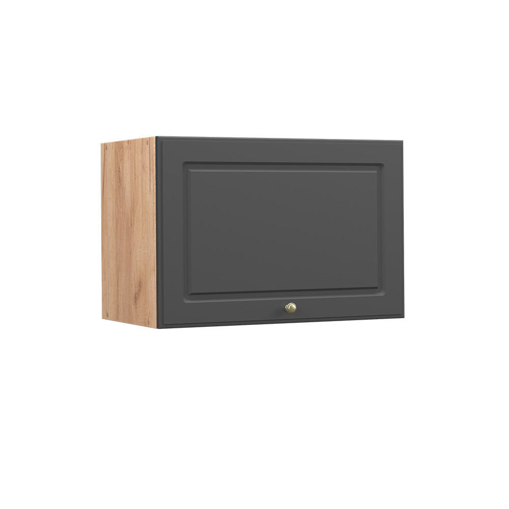 VÄGGSKÅP Fame-Line Antracit guld 60 cm Platt Antracit, Honungsek 40/60/34.1 cm
