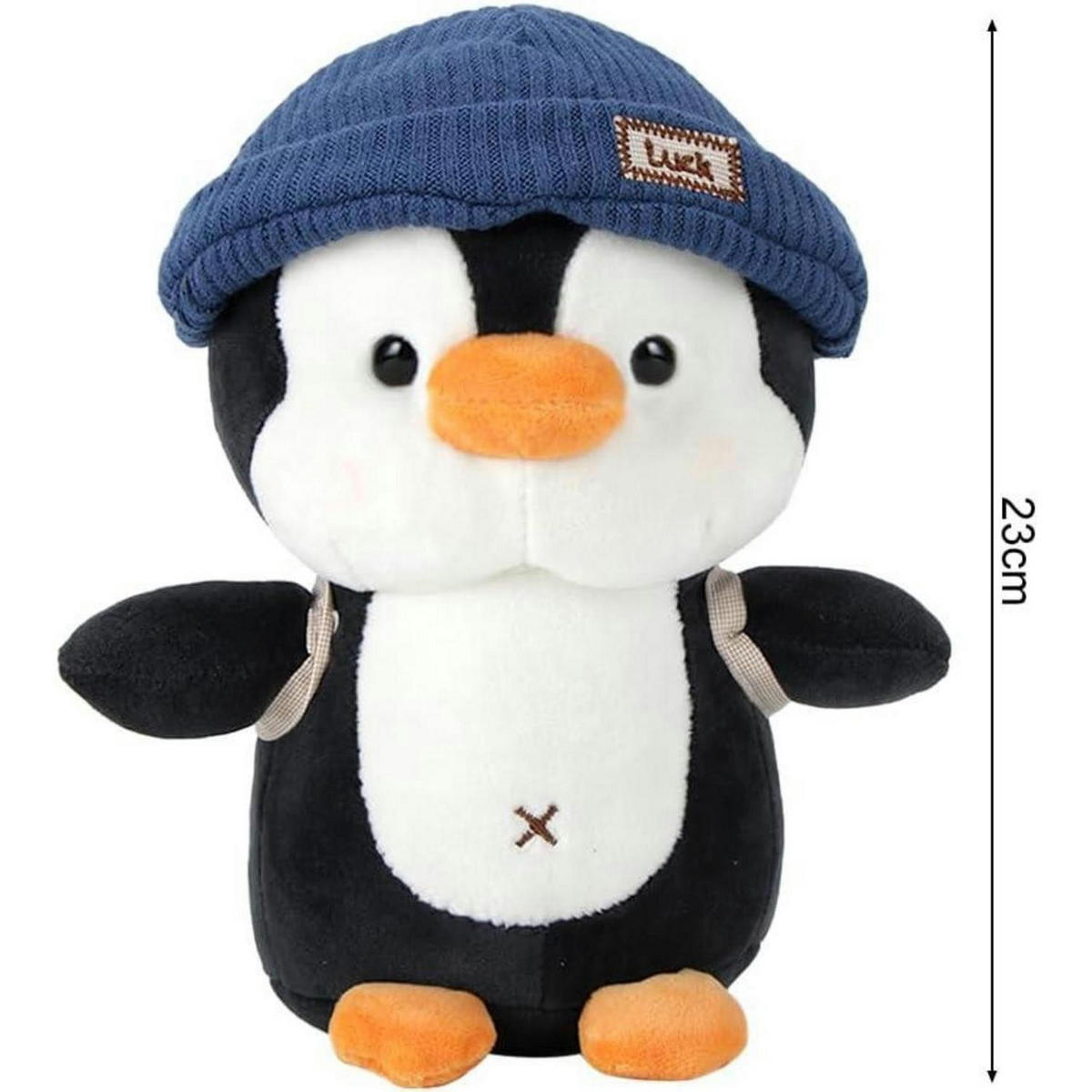 KUSCHELTIER Pinguin Plüschtier 23 cm - Blau, Textil (23/23cm)
