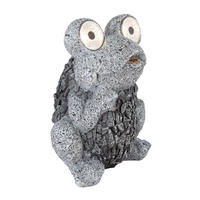 LED AUSSENLEUCHTE Steinoptik Grau - Grau, Kunststoff (17/14/21cm) - Globo Lighting