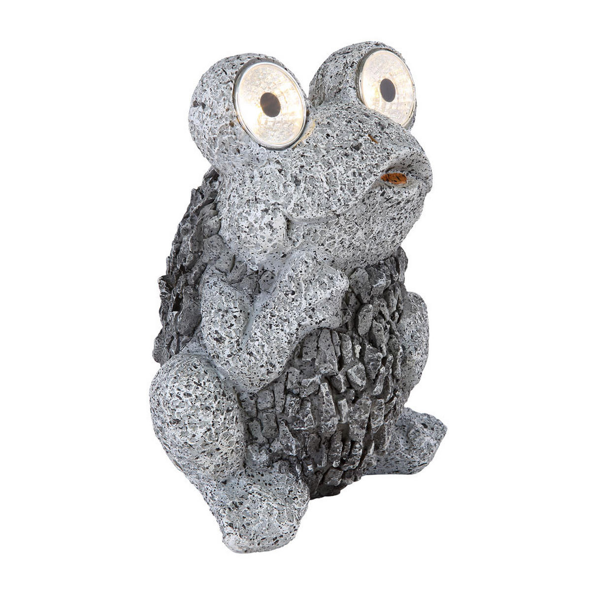 LED AUSSENLEUCHTE Steinoptik Grau - Grau, Kunststoff (17/14/21cm) - Globo Lighting