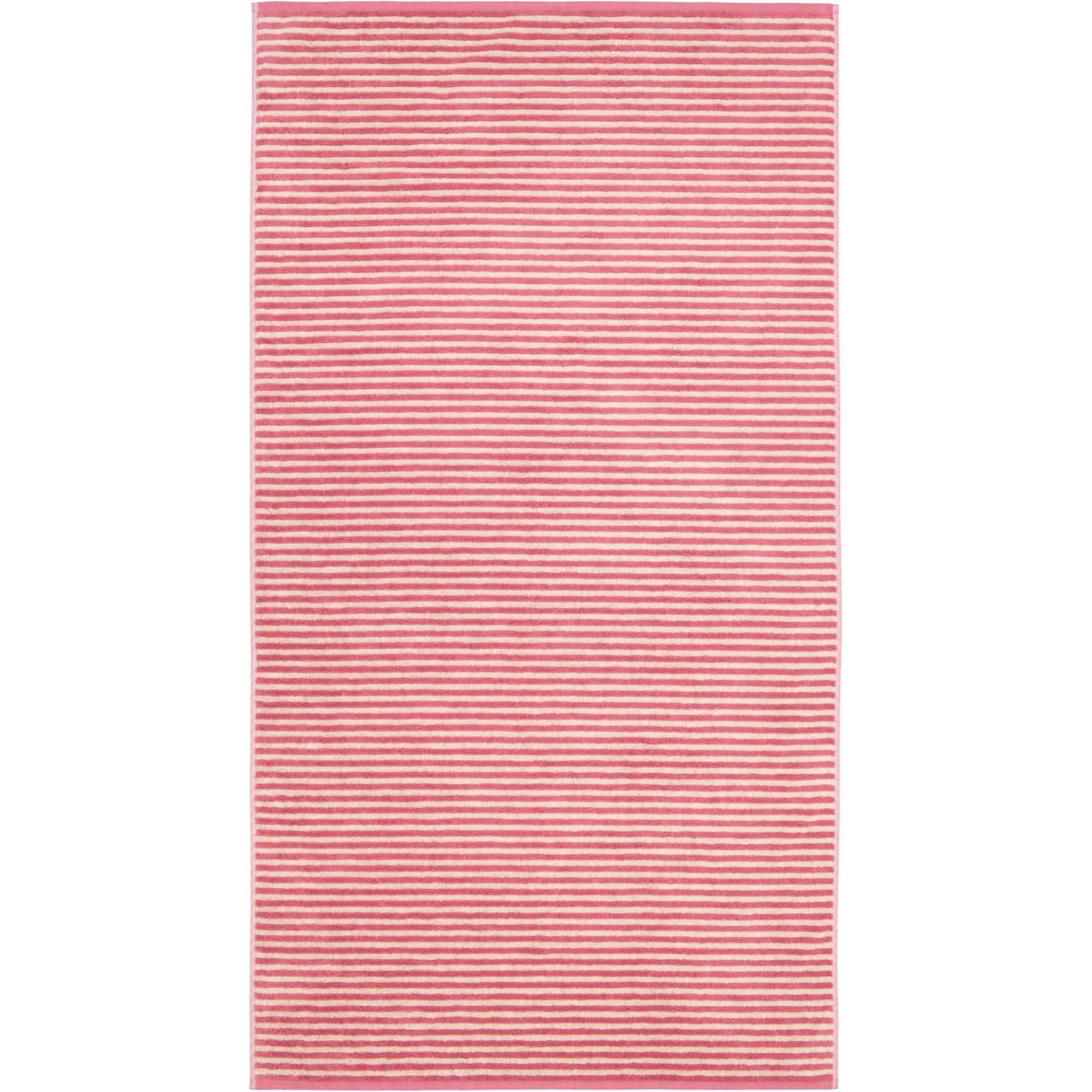 DUSCHTUCH LINES RINGEL 6255 BEERE - 23 - Rosa, Textil (80/150cm) - Cawoe