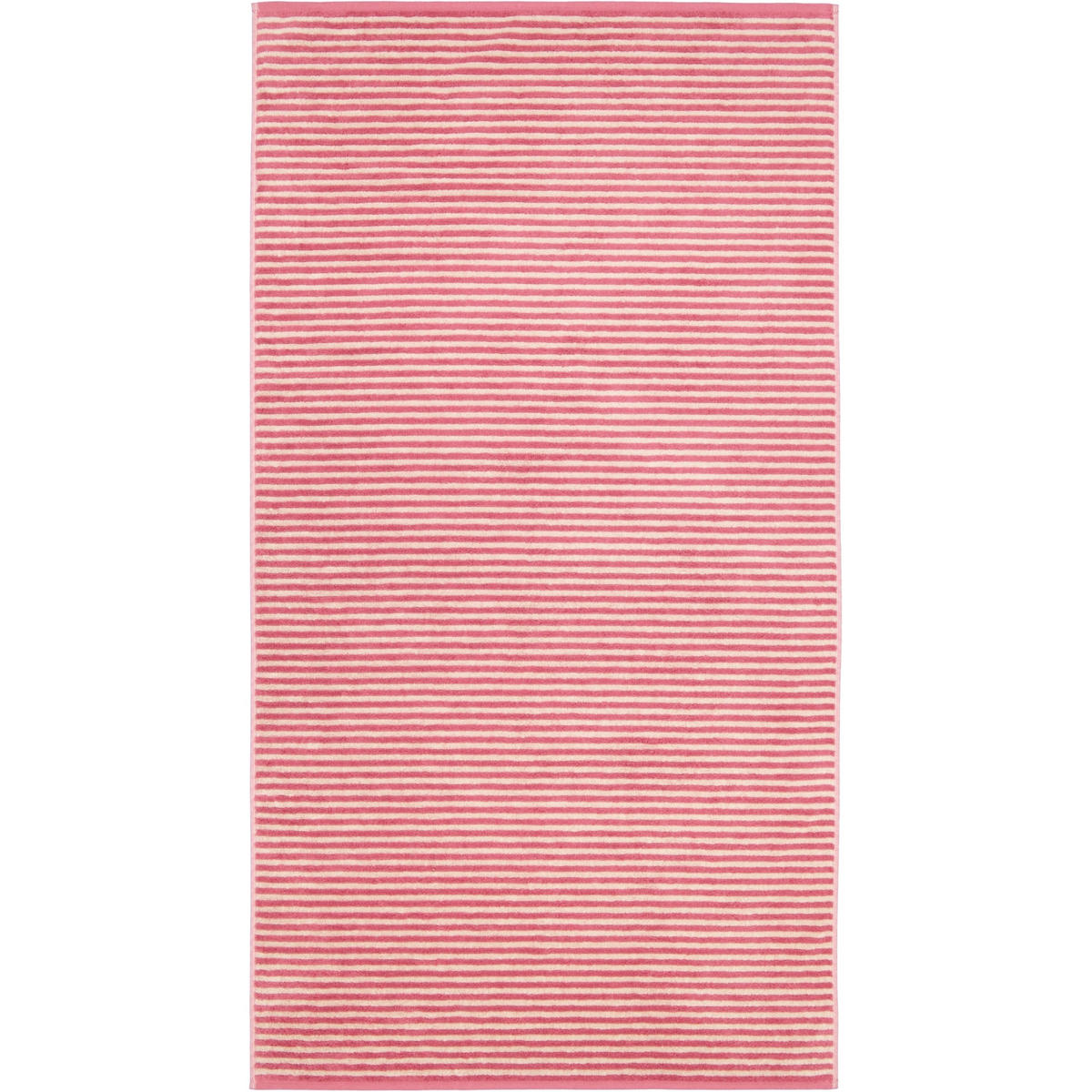 DUSCHTUCH LINES RINGEL 6255 BEERE - 23 - Rosa, Textil (80/150cm) - Cawoe
