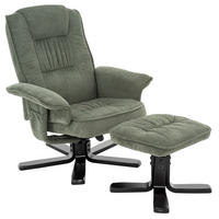 RELAXSESSEL CHARLY - Schwarz/Grün, Textil (76/87/61cm) - IDIMEX