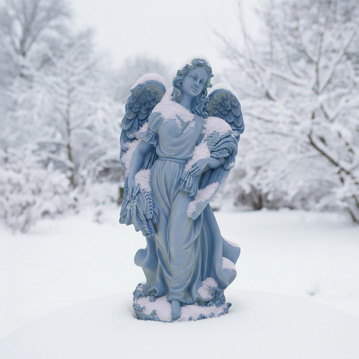 VRTNI angel - siva, umetna masa (23/46.5/14cm) - Relaxdays