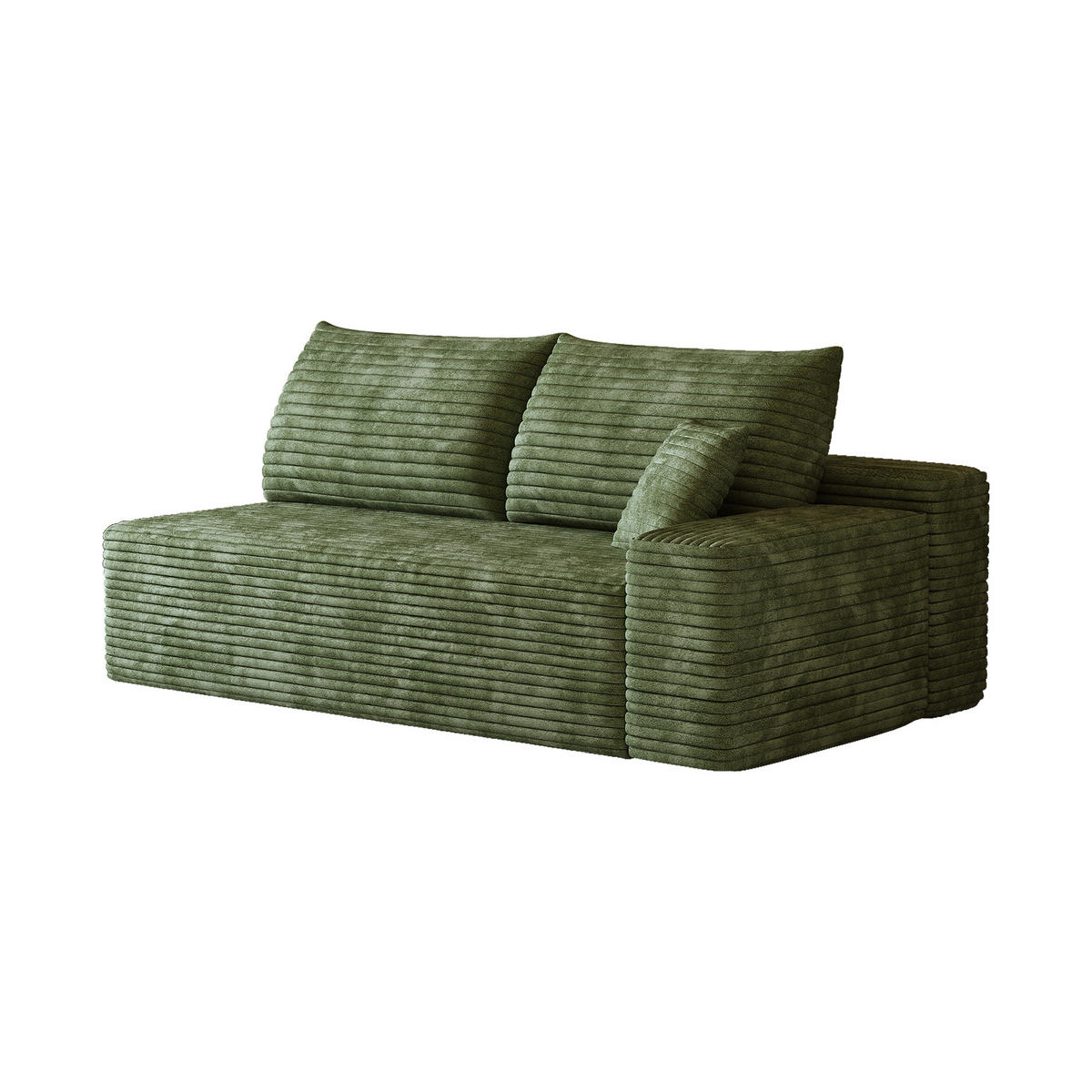 SOFAELEMENT DE-34721 rechte Chaiselongue Grün - Grün, Textil (95/83/175cm) - ComfortXL