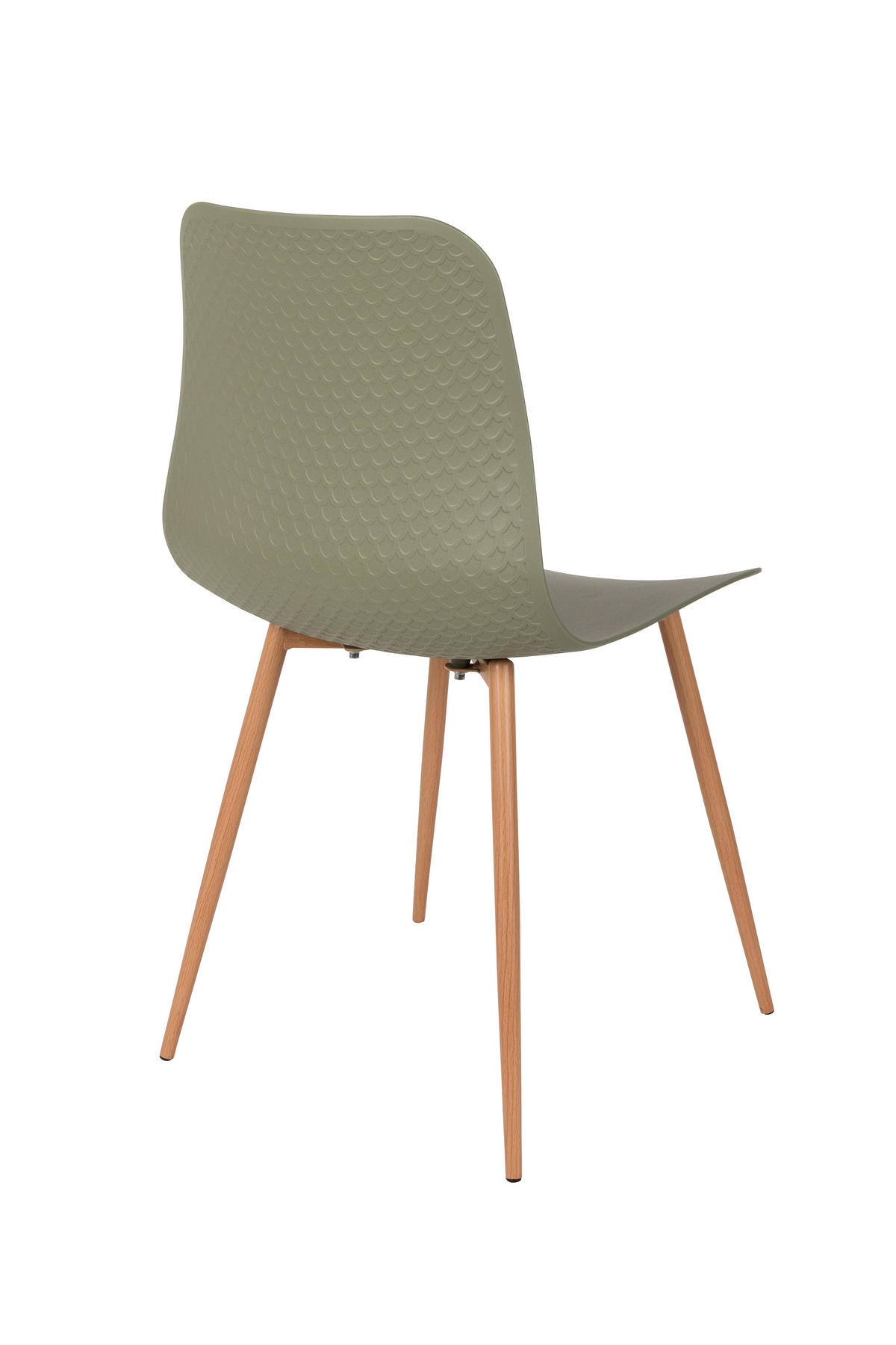 ESSZIMMERSTUHL Leon - Grün - 49/44.5/80 cm - 2er-Set - Grün, Kunststoff (44.5/80/49cm)