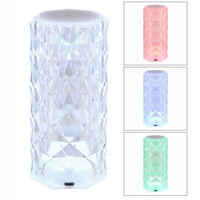 LED TISCHLEUCHTE GIXI Klar - Klar, Metall (7.3/7.3/15.8cm) - Globo Lighting