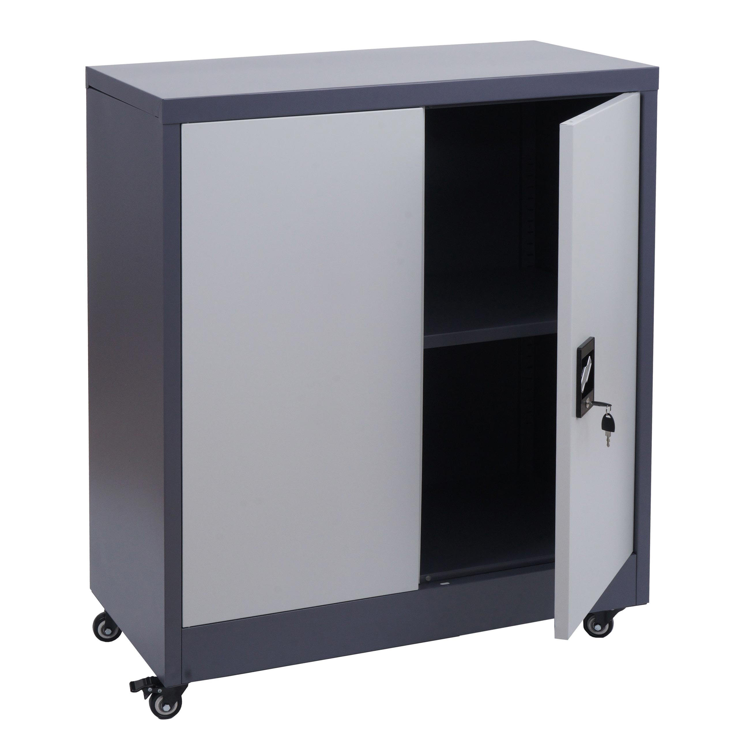 Proregal Aktenschrank Dunkelgrau 80x98x40 cm