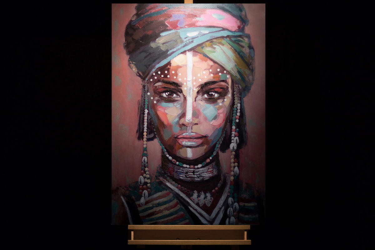 ÖLGEMÄLDE 70/100 cm - Multicolor, Holz/Textil (1.76/100cm) - KUNSTLOFT