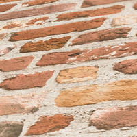 VLIESTAPETE Rot 53/1005 cm - Orange, Textil (53/1cm) - KUNSTLOFT