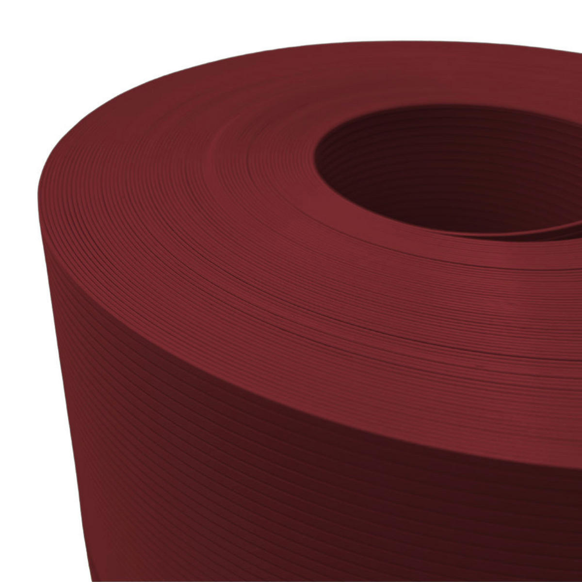 SICHTSCHUTZSTREIFEN Rille PP für Doppelstabmatten Zaun Bordeauxrot 26m - Bordeaux, Kunststoff (2600/19cm) - ZAUN|ZU