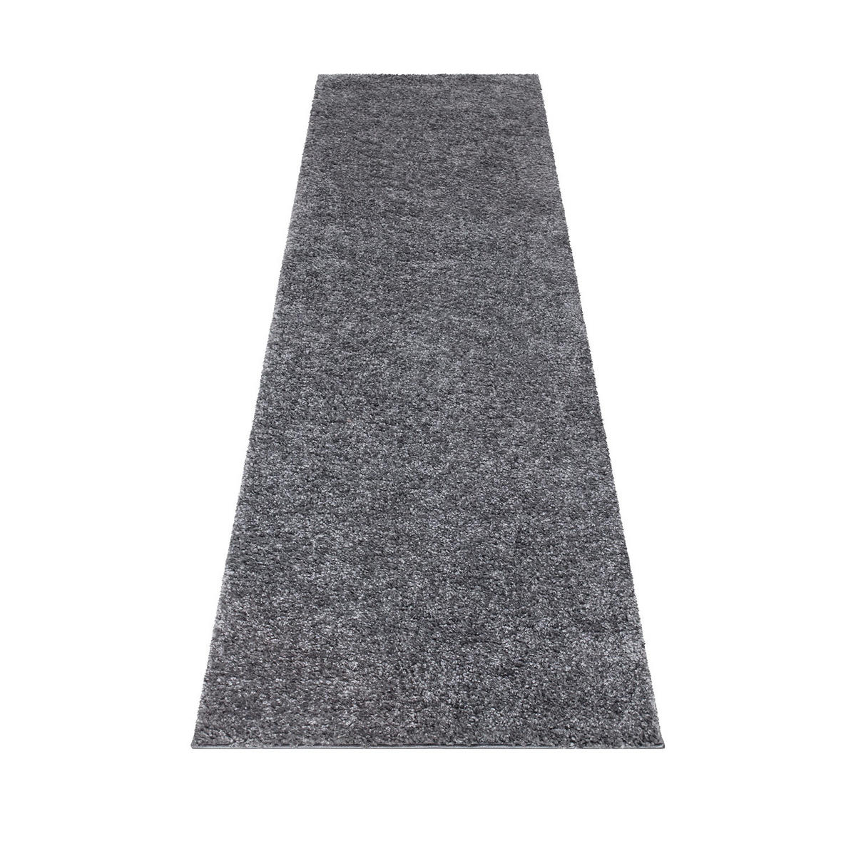 HOCHFLOR-TEPPICH City Shaggy 500 Anthrazit 80x300 cm - Anthrazit, Textil (80/300cm) - carpet city