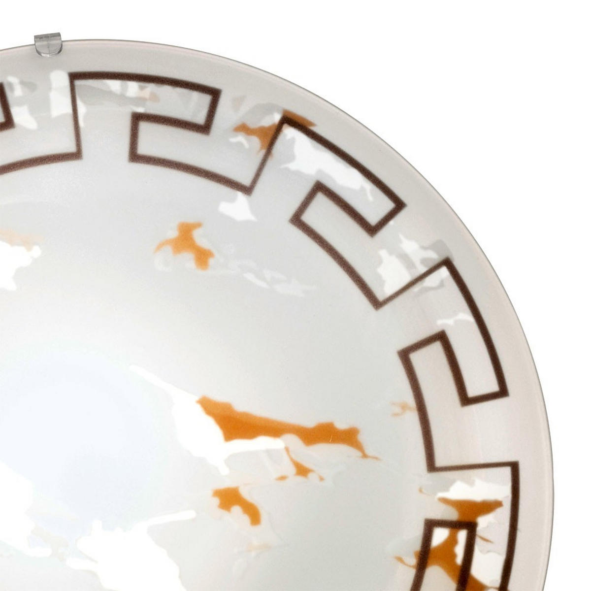 LED DECKENLEUCHTE Twister Weiß satiniert - Weiß, Glas (31.5/31.5/9.5cm)