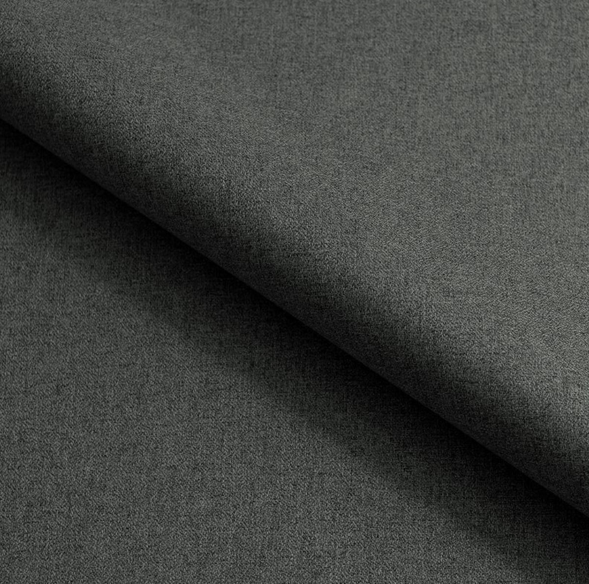 ECKSOFA AVRA L-förmig, mit Stauraumbehälter-in RINO-Stoff, Komfort & Eleganz, lose Rückenkissen, freistehend, LINKS 165x251x85 cm Graphite - Graphitfarben, Holz/Textil (165/251cm) - DomoHome