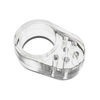 MÖBELGRIFF 12er-Set - Transparent, Kunststoff (2.5/1.4/3.2cm)