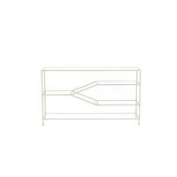 KONSOLENTISCH Aino Weiß 140/35/80 cm - Weiß, Metall (140/35/80cm) - Light & Living