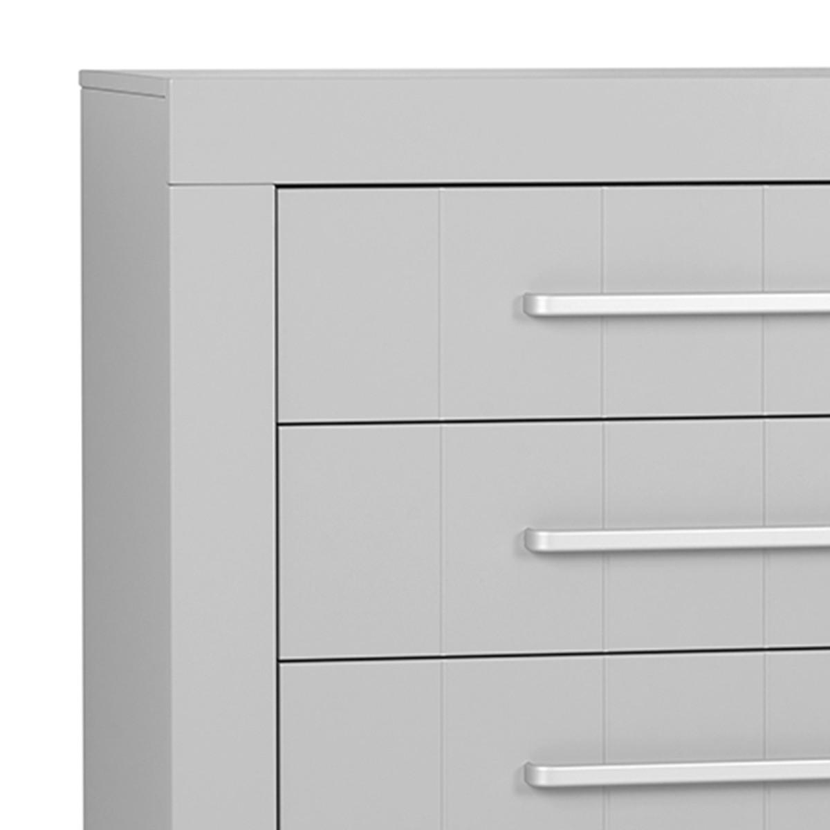 DĚTSKÁ KOMODA šedá - šedá, kompozitní dřevo (110.7/94/56cm) - Petits-meubles