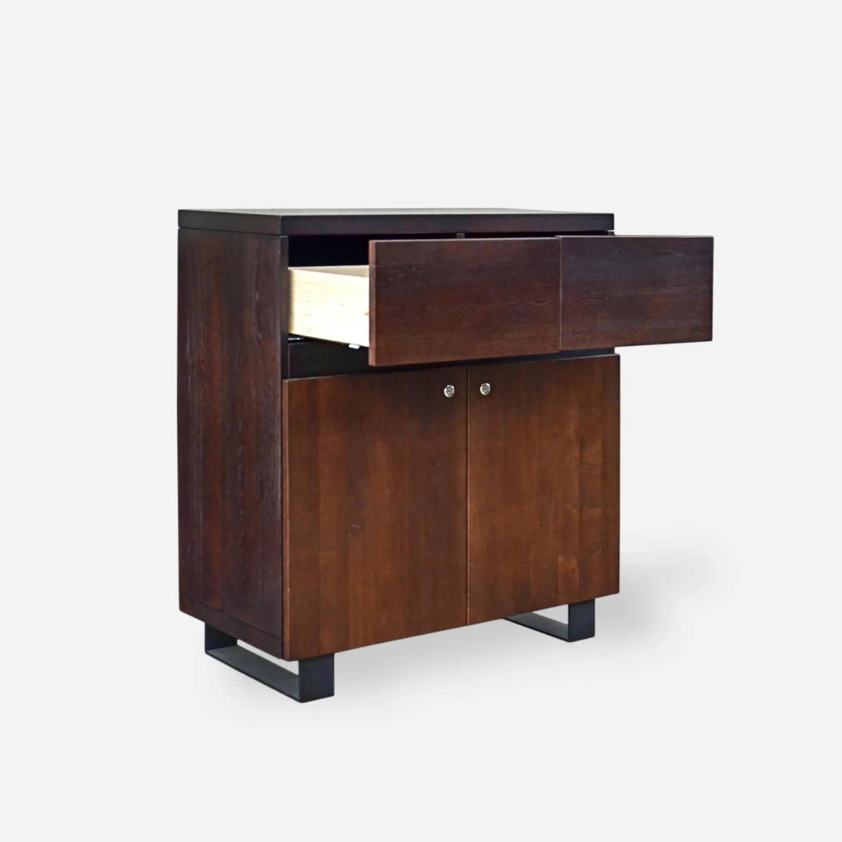 EICHENKOMMODE für das Wohnzimmer DELIO I - Eichefarben, Holz (90/100/45cm) - Rawood Furniture