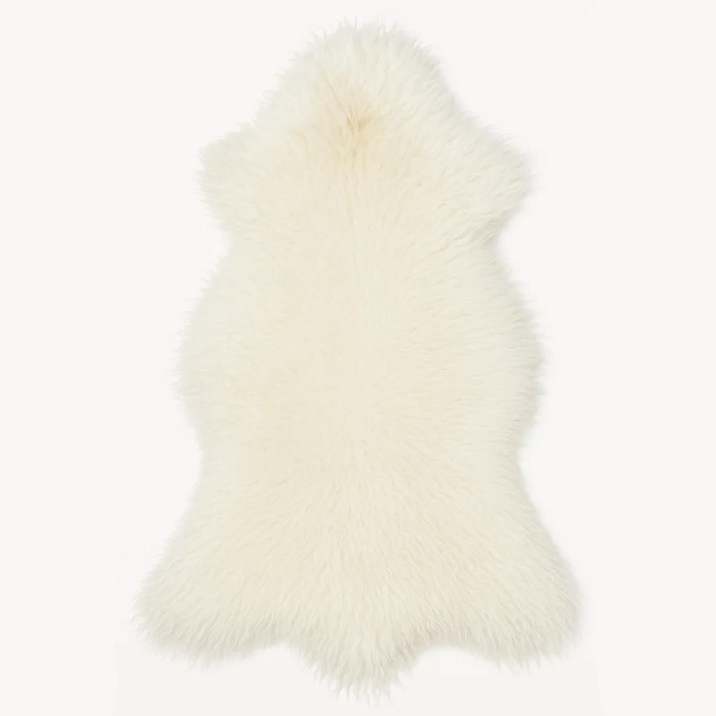 SCHAFFELL Island Lammfell lockig ca. 110 cm Naturfarben - Weiß, Fell (60/110cm) - Provellus