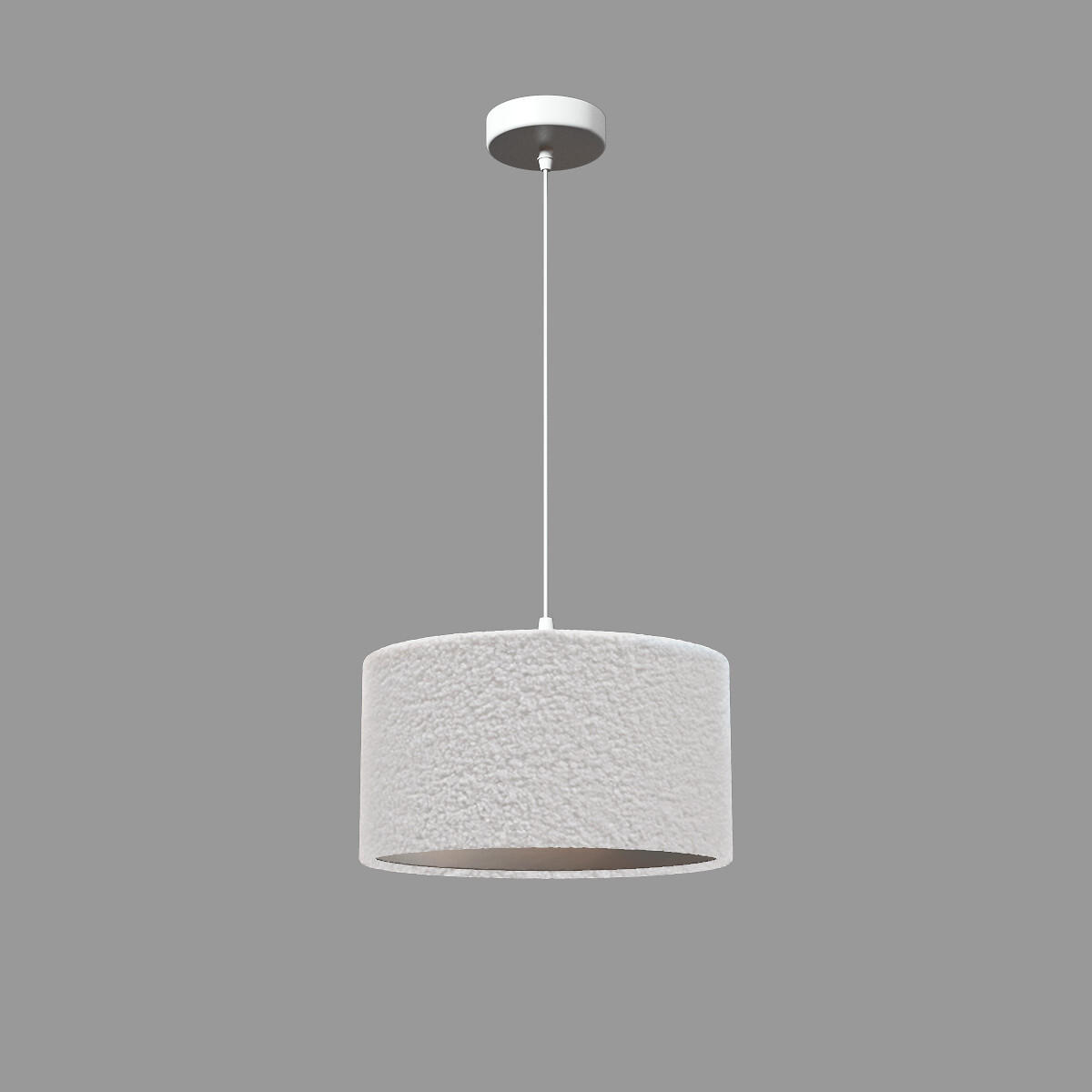 HÄNGELAMPE Tina Ø 37 cm - Weiß, Kunststoff (37/37/24cm) - Atmosphera Createur d´interieur