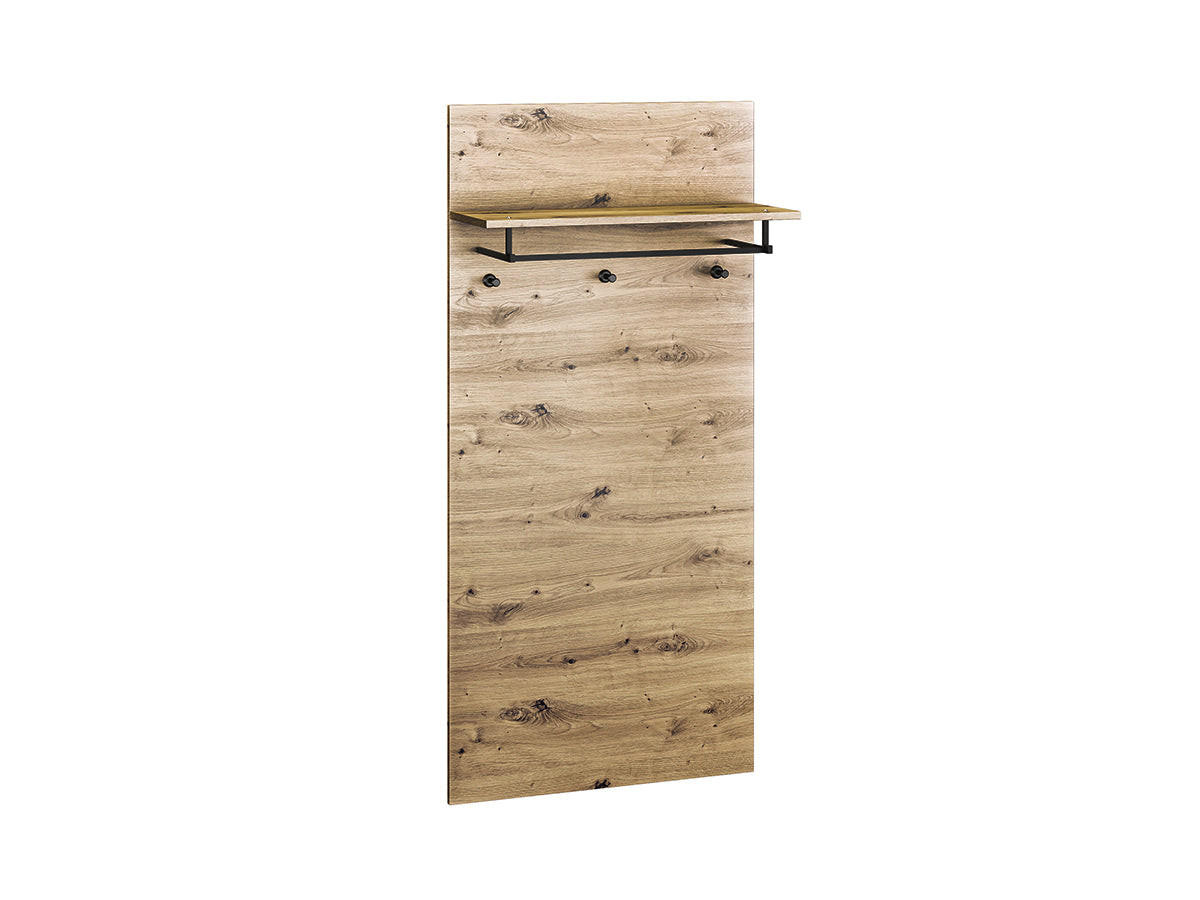 GARDEROBENPANEEL – 145 cm – Nevio – Eichefarben - Eichefarben, Holzwerkstoff (69/145/27cm) - hi-markt