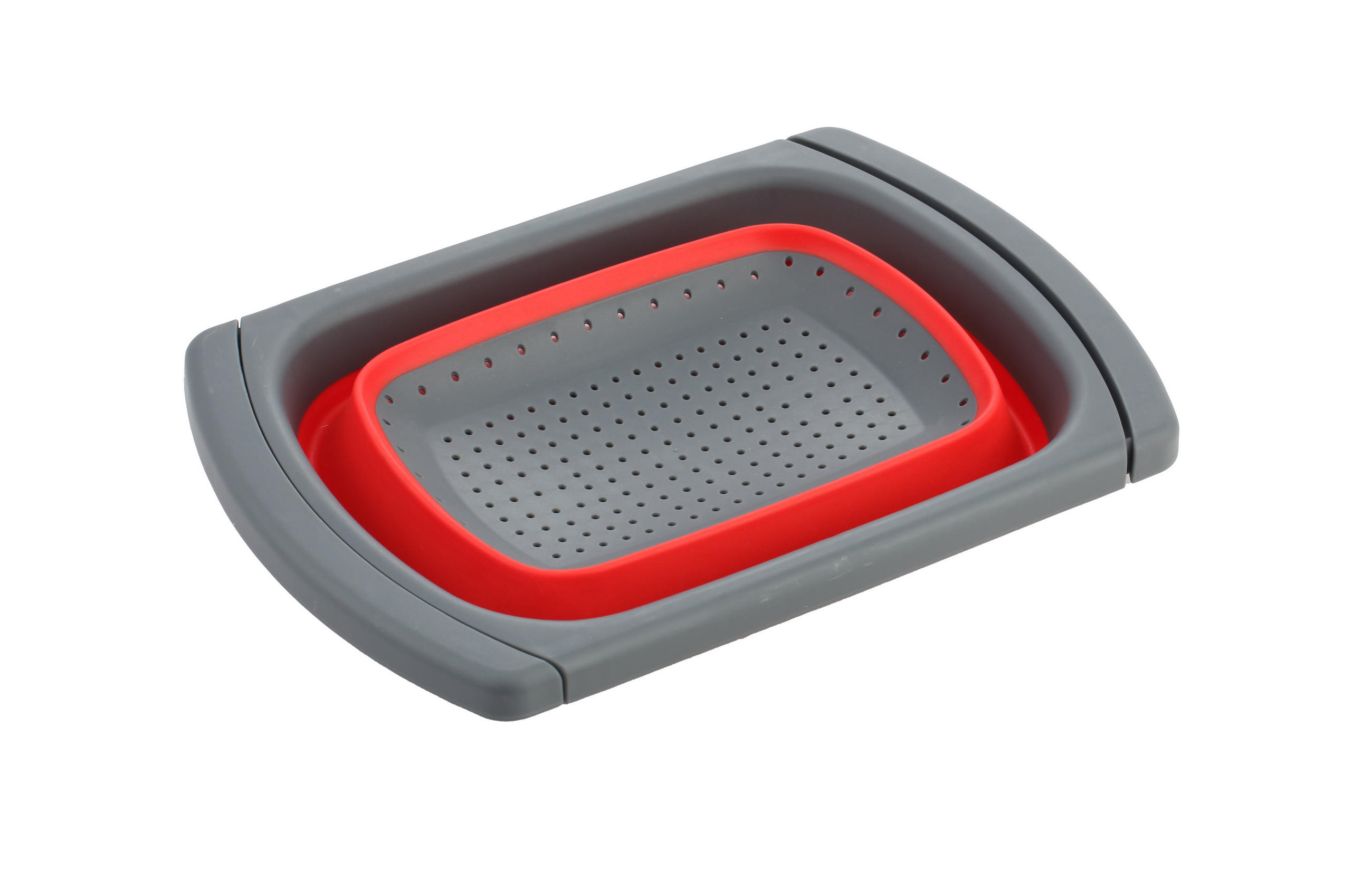 SIEB Modern Kitchen Grau Rot 39/26.5/4.5 cm Kunstoff - Rot/Grau, Kunststoff (26.5cm) - Mondex